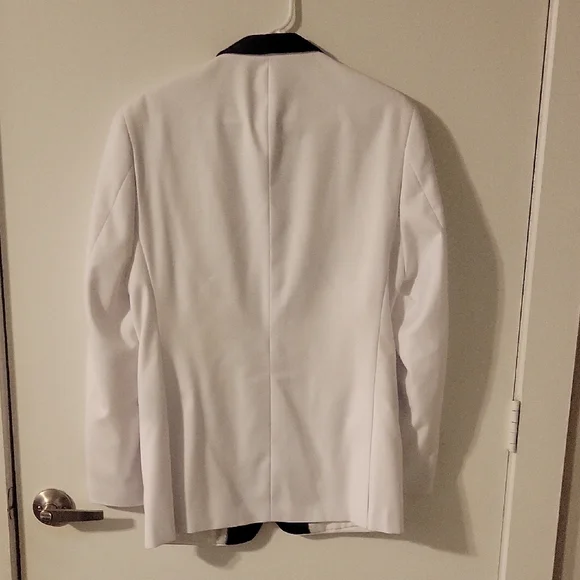 Ferrecci White Tuxedo with Black Trim - Picture 3 of 4